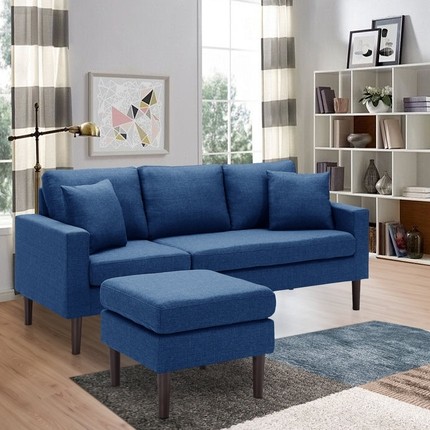 Navy Blue Sectional Sofa - Ideas on Foter