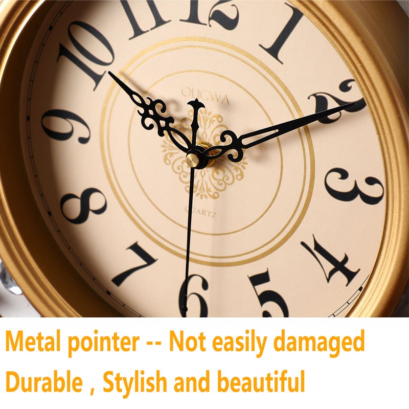 Cornerstone Metal Leaf Wall Clock