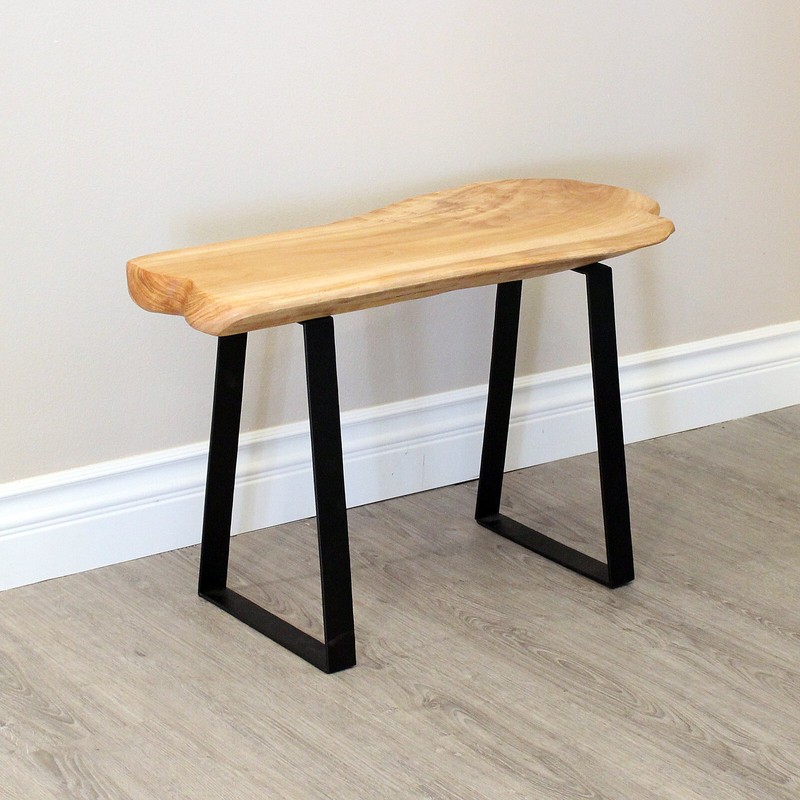 Cothren Live Edge Wood Bench