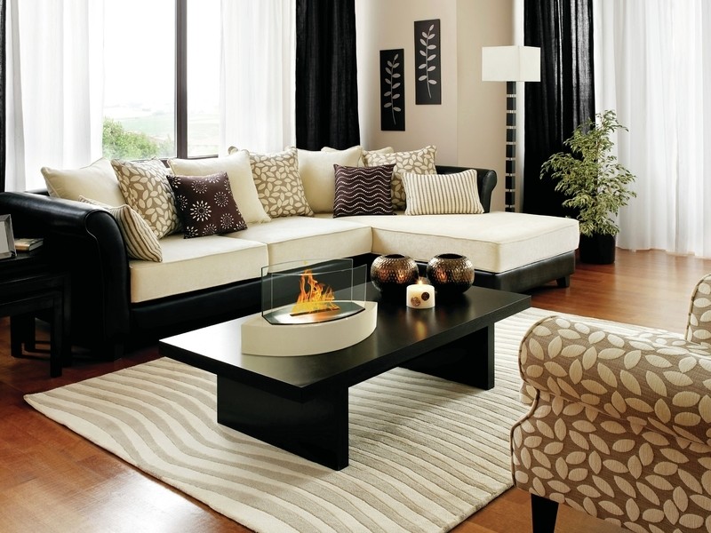Craddock Bio-Ethanol Tabletop Fireplace with Flame Guard