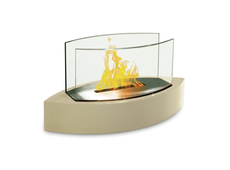 Craddock Bio-Ethanol Tabletop Fireplace with Flame Guard