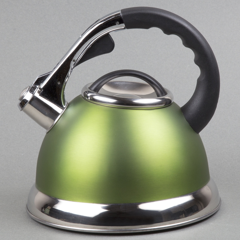 lime green stove top kettle