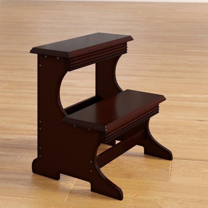 Crestside 2 - Step Wood Step Stool