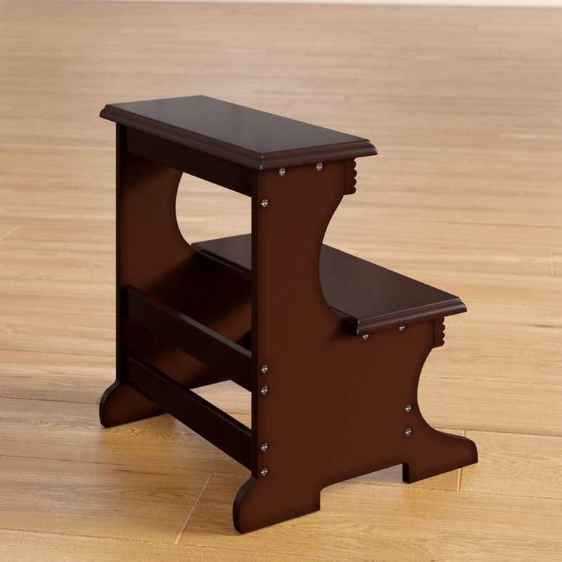 Crestside 2 - Step Wood Step Stool