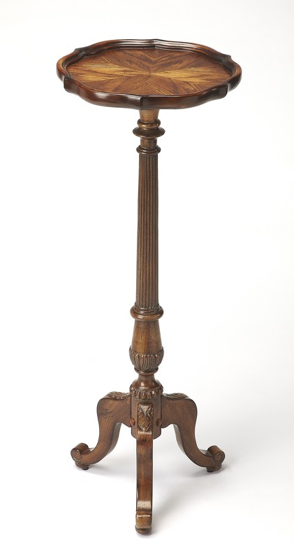 Crinole Round Pedestal Plant Stand
