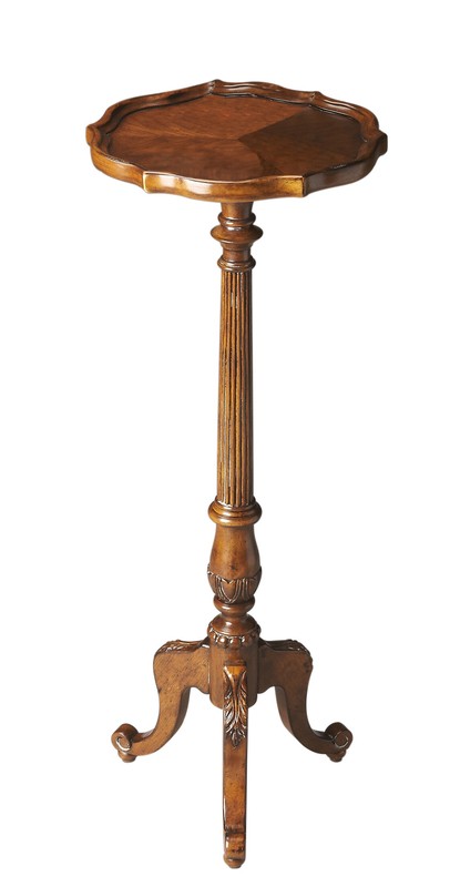 Crinole Round Pedestal Plant Stand