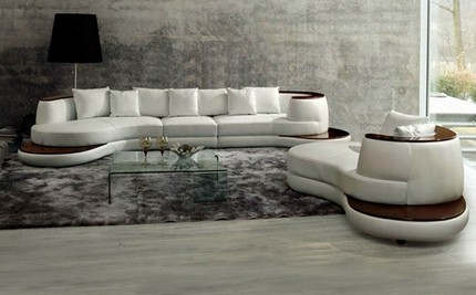 Curved Leather Sectional Sofas - Ideas on Foter