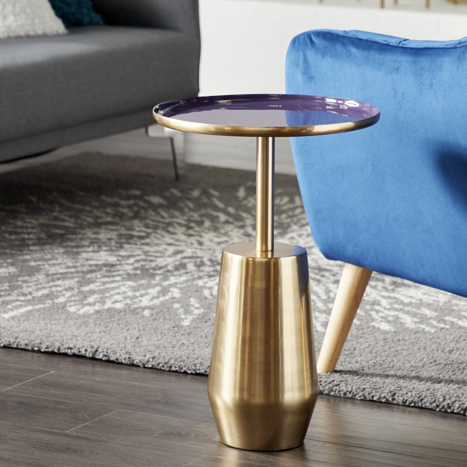Cylindrical Shaped Side Table