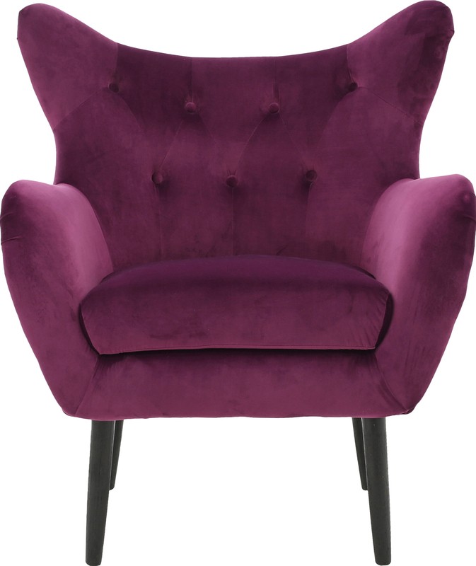 Danney 30'' Wide Tufted Velvet Wingback Chair