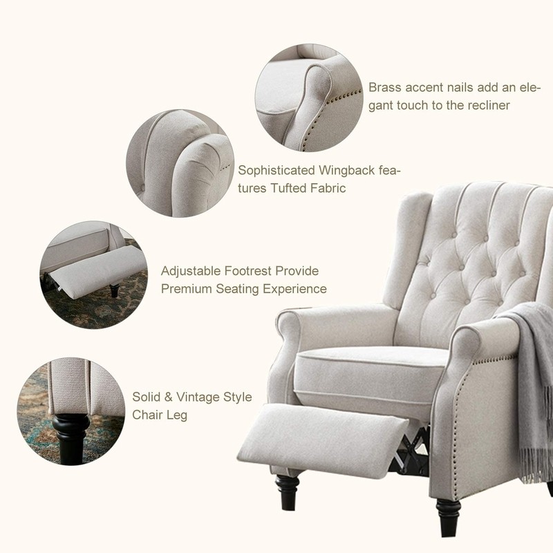 Daubert 27.17'' Wide Manual Wing Chair Recliner