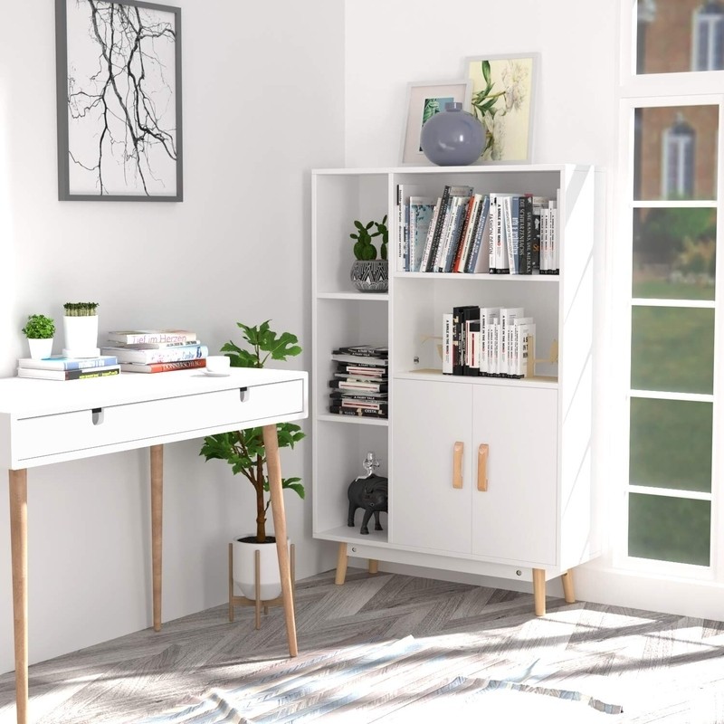 Davinee 46.85'' H x 31.49'' W Bookcase