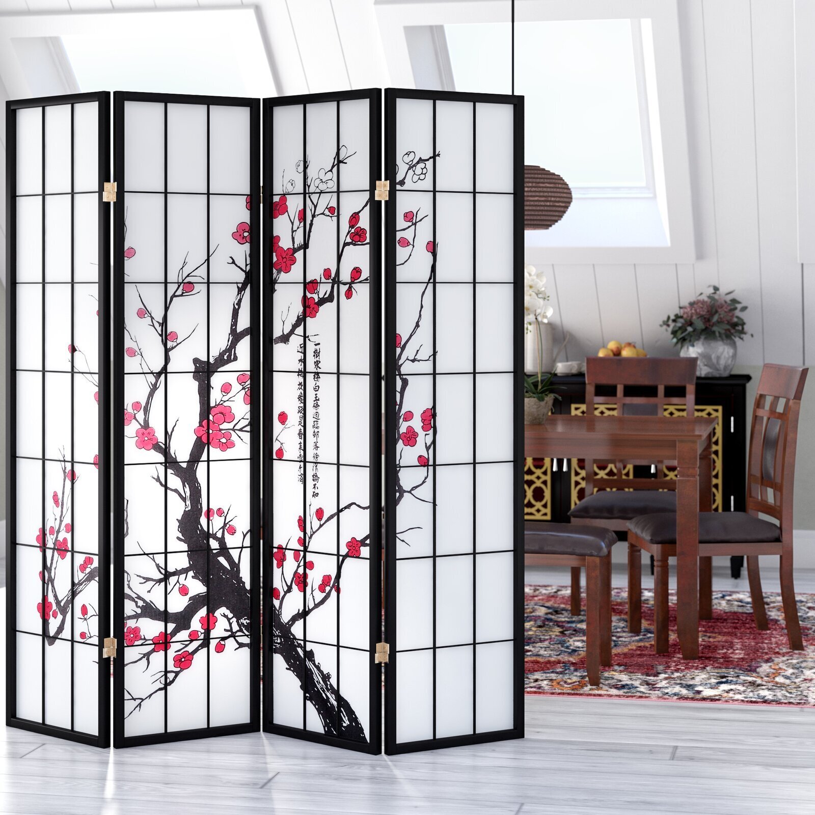 Decorative Floral Solid Partition Wall 