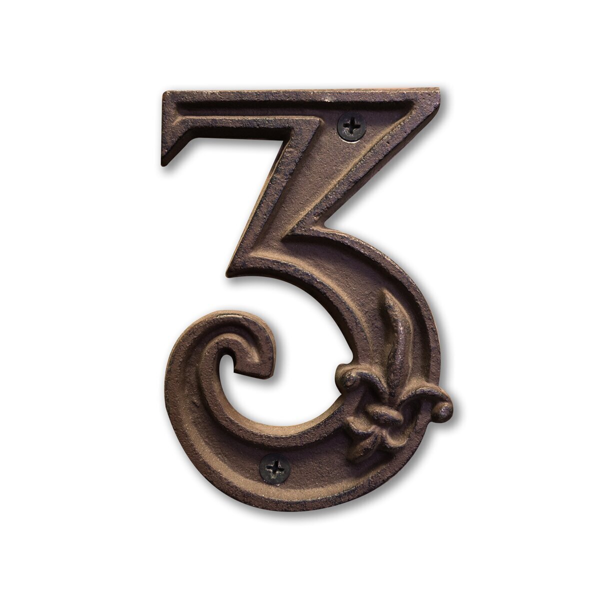 Decorative Rustic Mount House Number