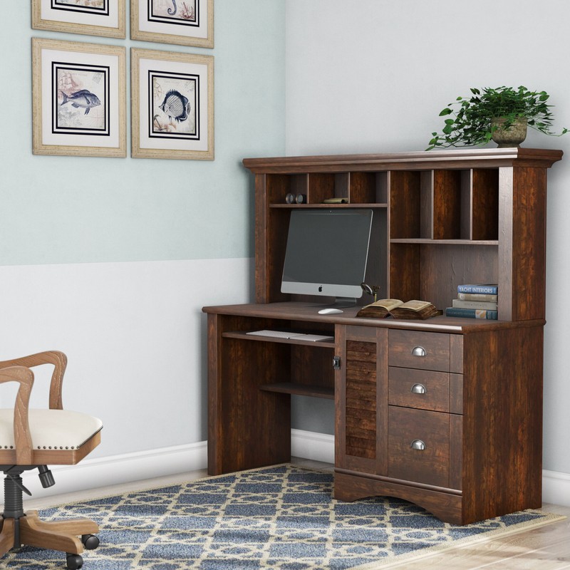 Deniece Desk with Hutch