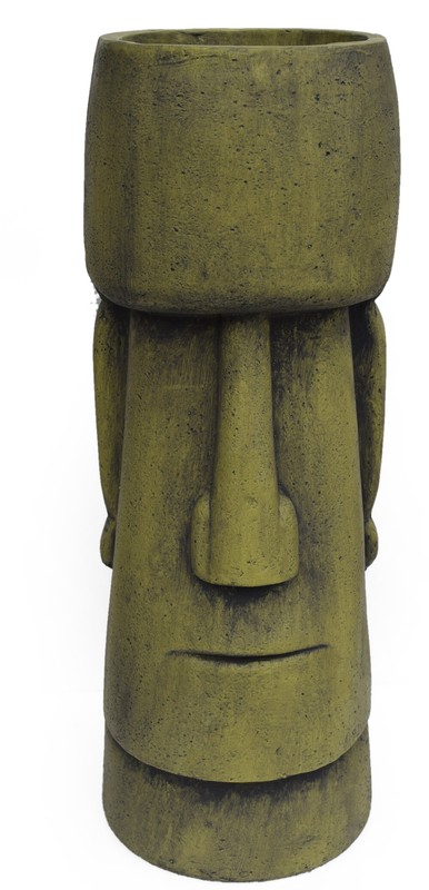 Derrisha Cast Stone Statue Planter