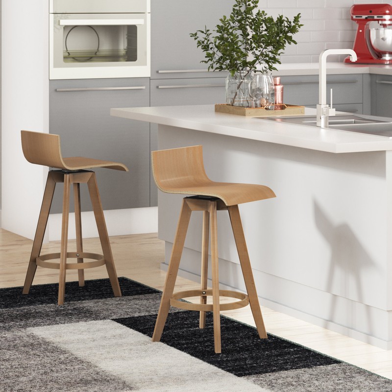 Dery Swivel Bar & Counter Stool