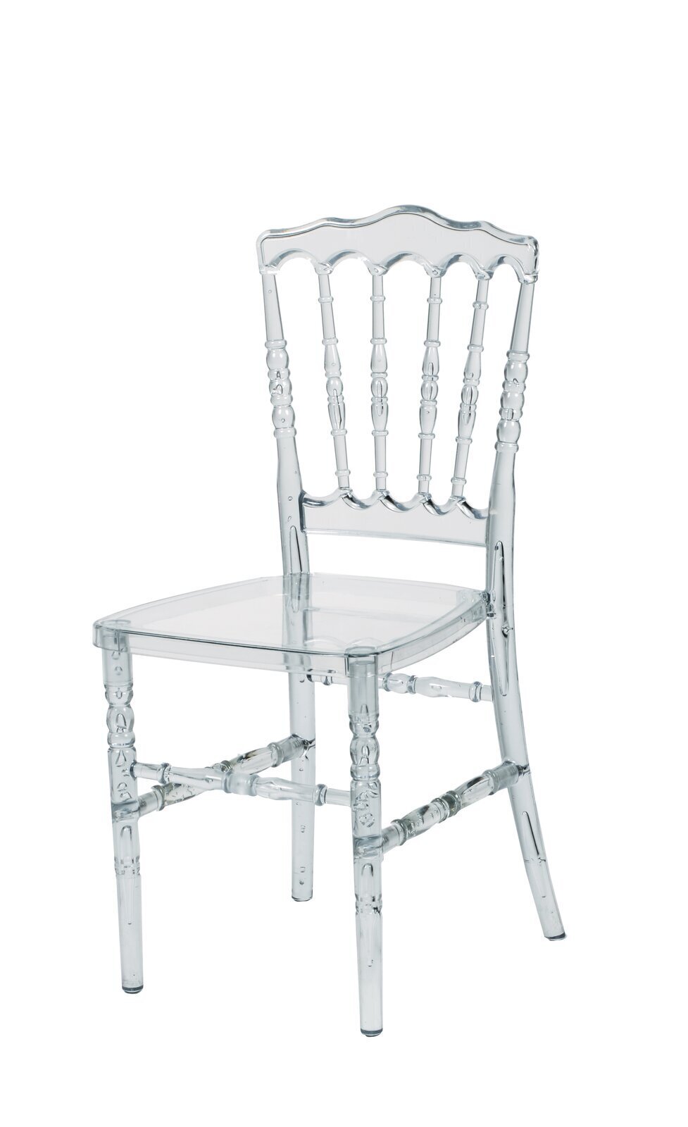 Detailed Hard Plastic Stackable Chair
