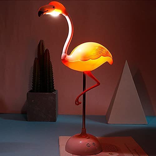 Dimmable Pink Flamingo Lamp