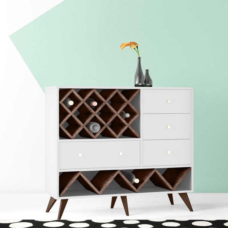 Dixon Bar with Wine Storage