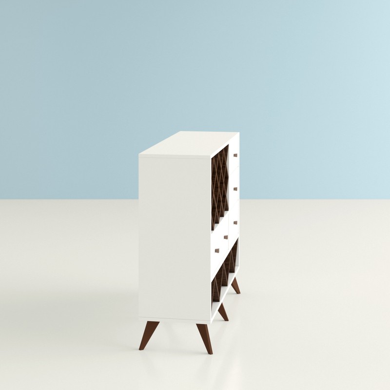 Dixon Bar with Wine Storage