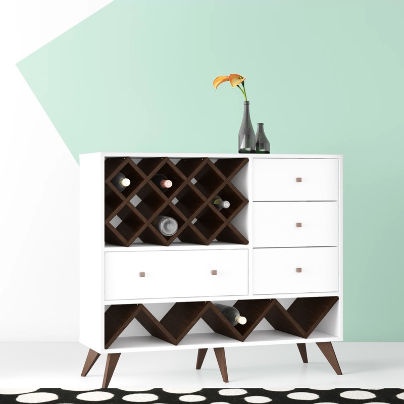 Dixon Bar with Wine Storage