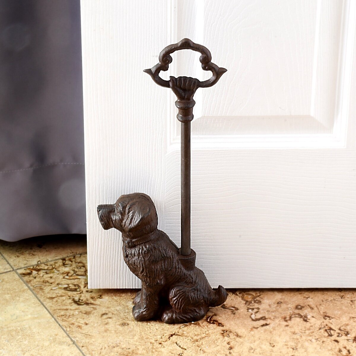 Dog decorative door stopper