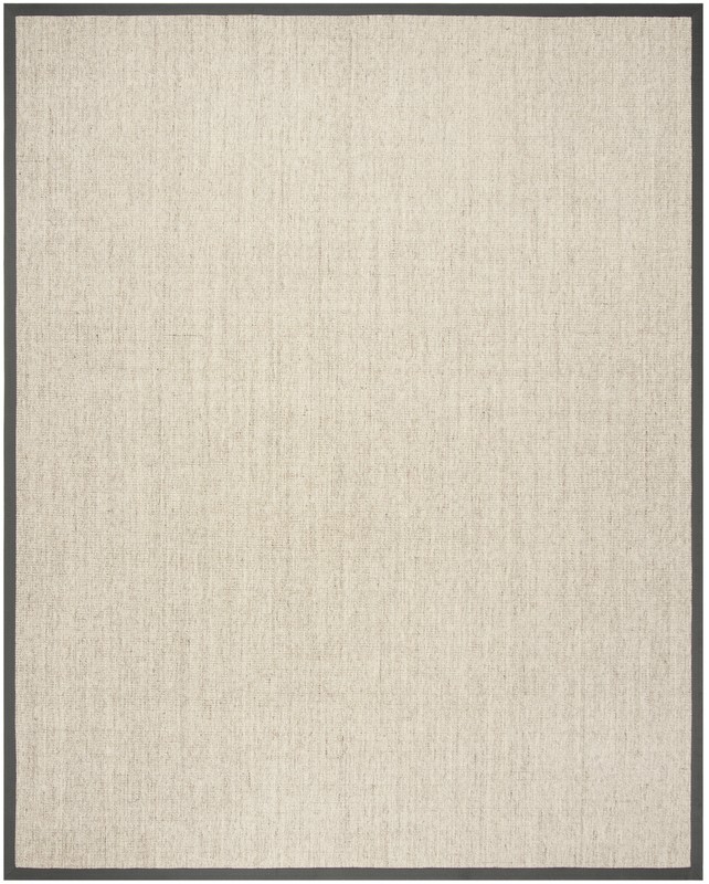 Dollard Jute/Sisal Area Rug in Marble/Grey