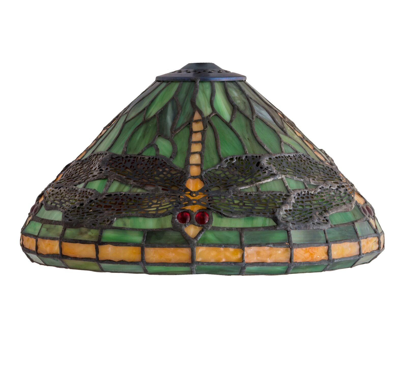 Dragonfly Mission Style Glass Lamp Shade