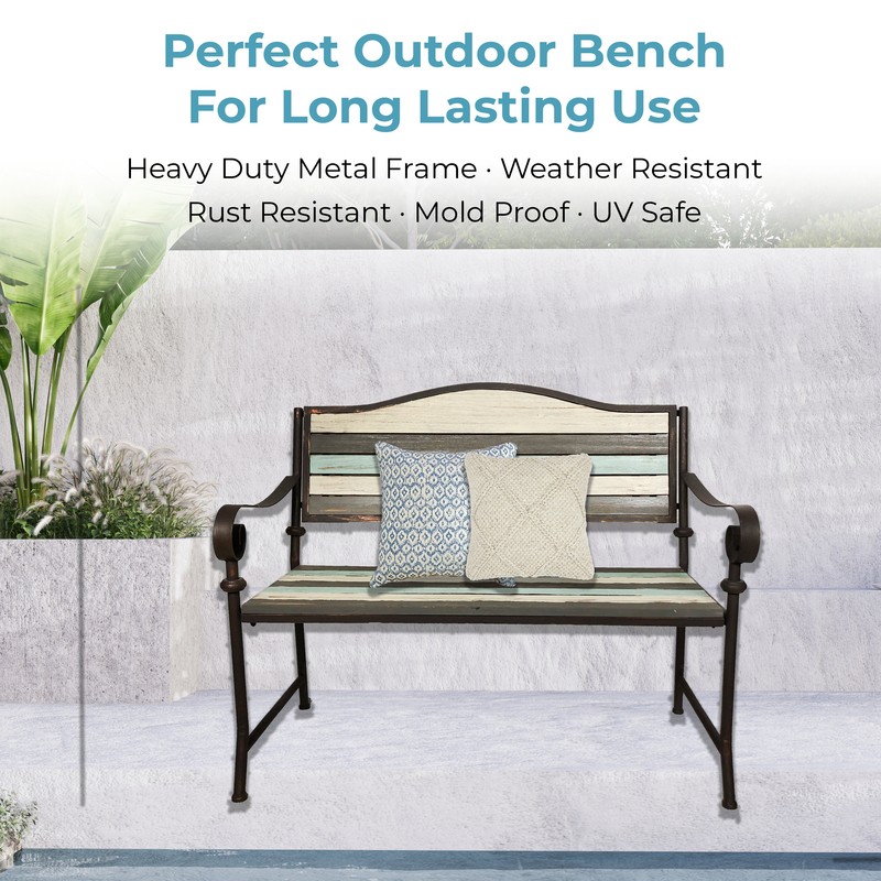Dupree Steel Park Bench