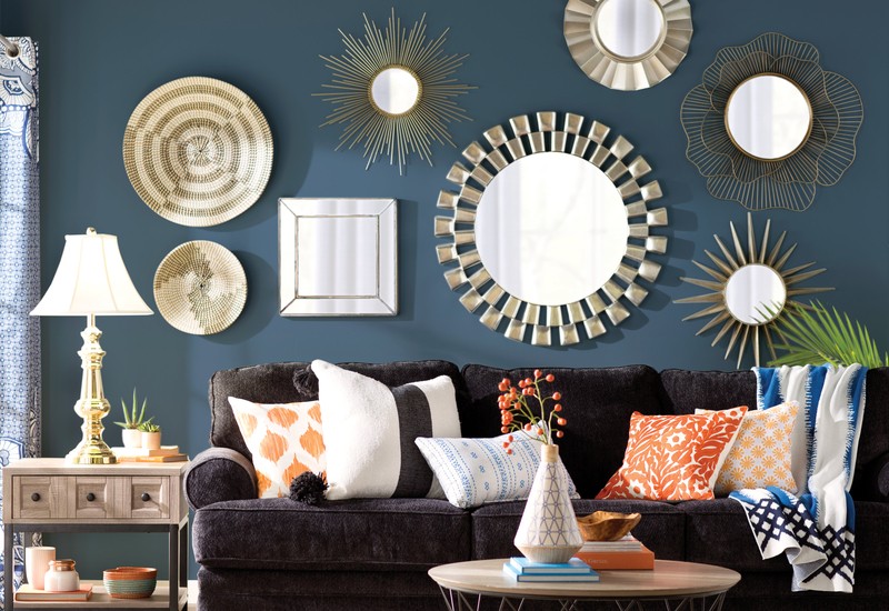 Eclectic Beveled Mirror