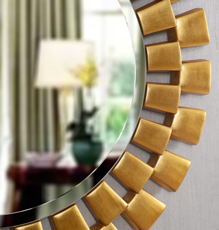 Eclectic Beveled Mirror