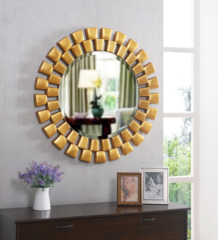 Eclectic Beveled Mirror