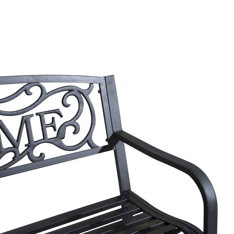 Efird Iron Garden Bench