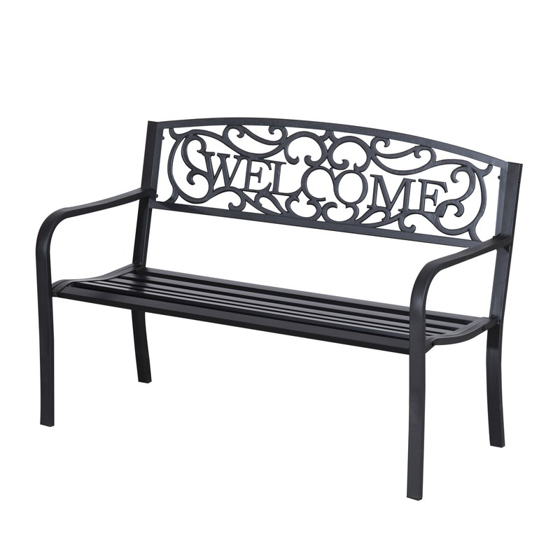 Efird Iron Garden Bench