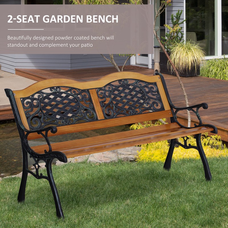 Eger Outdoor Patio Park Bench