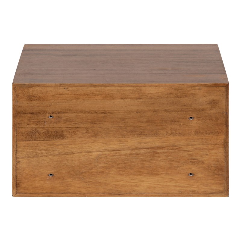 Eldersburg 2 Piece Poplar Solid Wood Floating Shelf with Drawer
