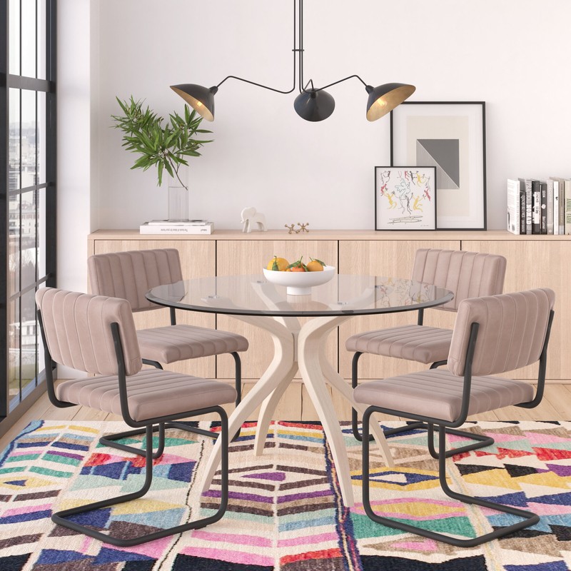 Elderton 48'' Pedestal Dining Table