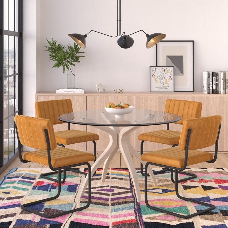 Elderton 48'' Pedestal Dining Table