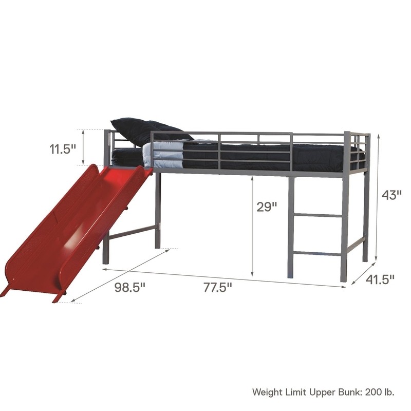 Eliud Twin Loft Bed by Isabelle & Max™
