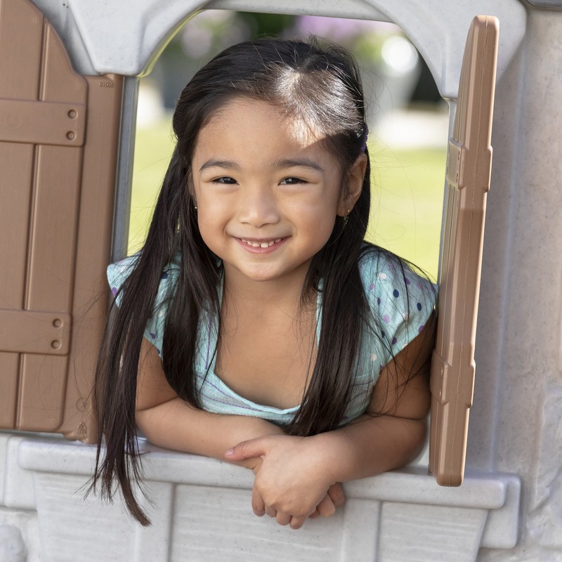 Enchanting Adventures 2-Story Playhouse & Slide