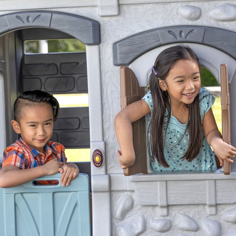 Enchanting Adventures 2-Story Playhouse & Slide