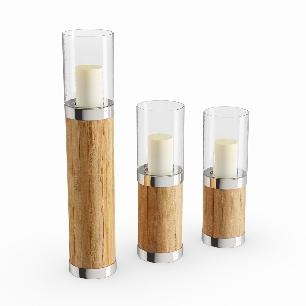 Enclosed Tall Candle Holders