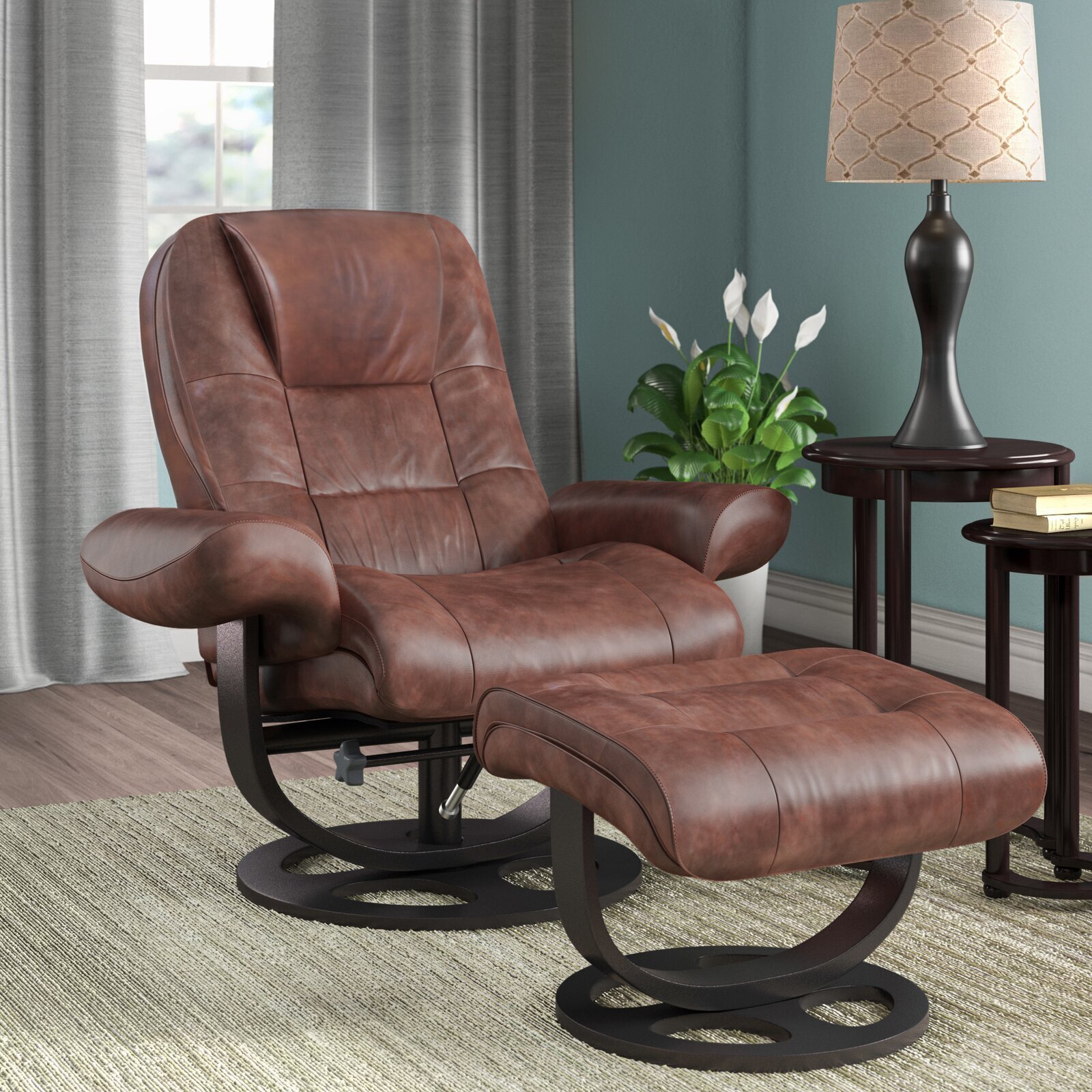 Ergonomic Recliner with Ottoman