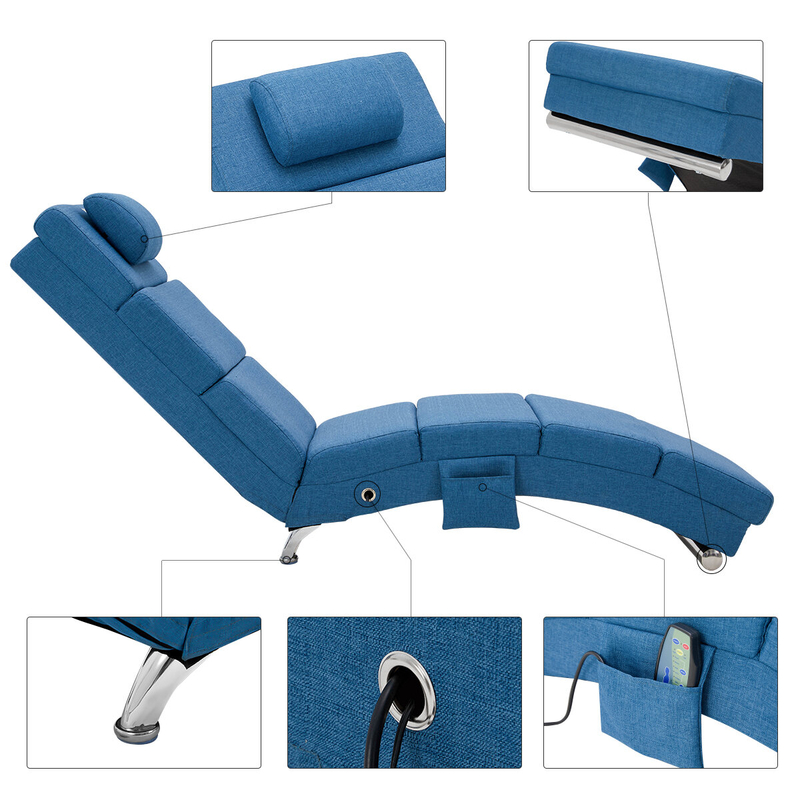 EROMMY 21.6'' Wide Power Recliner with Massager
