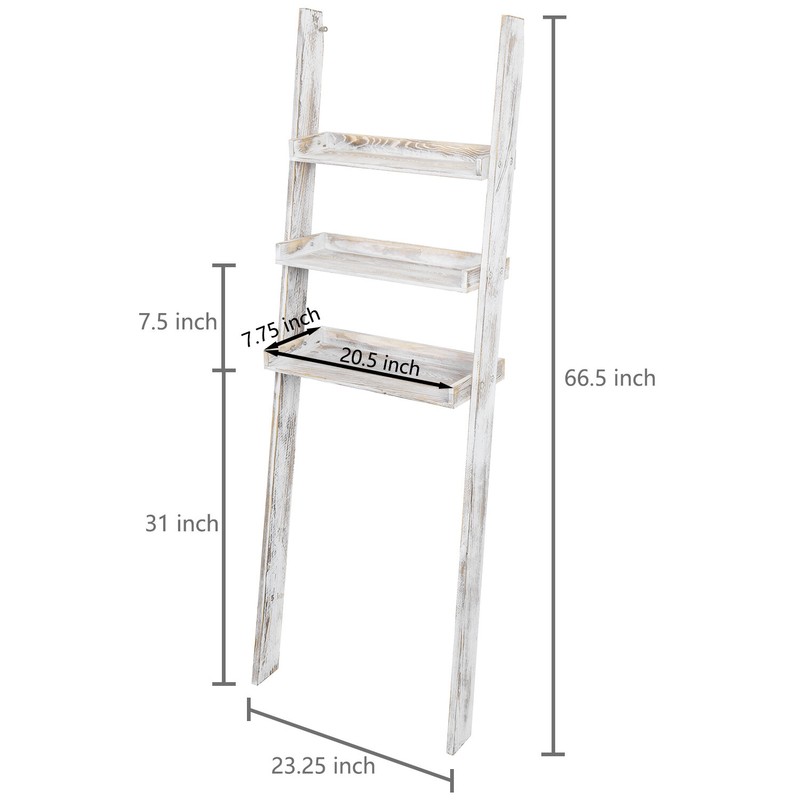 Ervey 15.64'' W x 66.43'' H x 23.22'' D Solid Wood Over-The-Toilet Storage