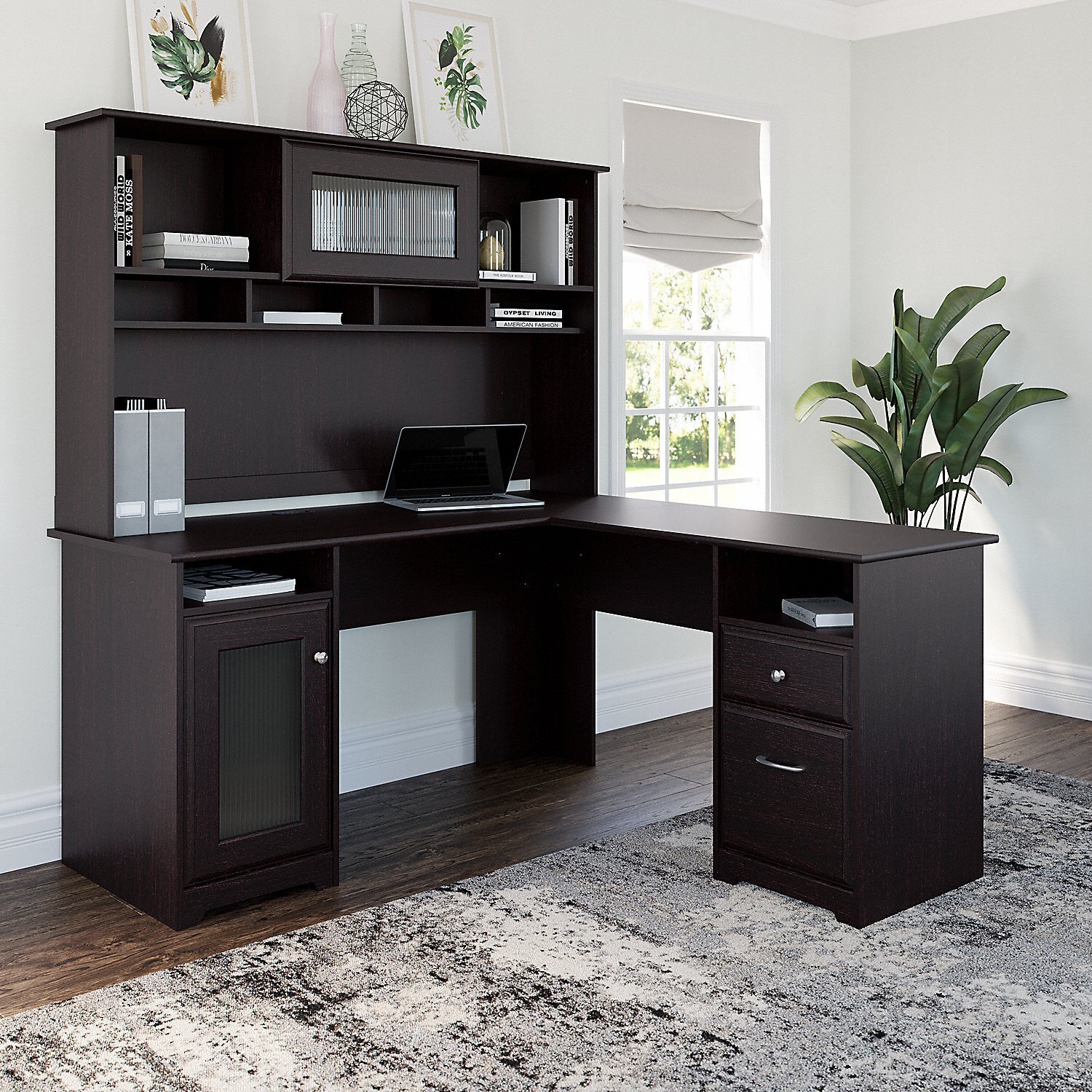 Executive Home Office Desk With Storage