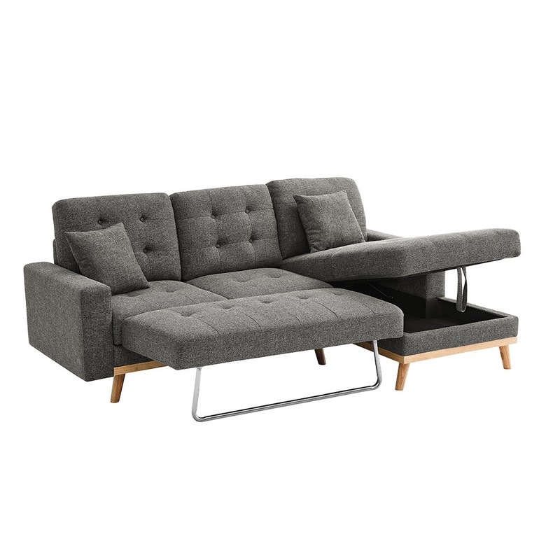 Fairbank 91'' Square Arm Sofa Bed
