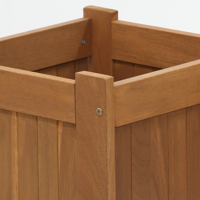 Fallah Wooden Planter Bench