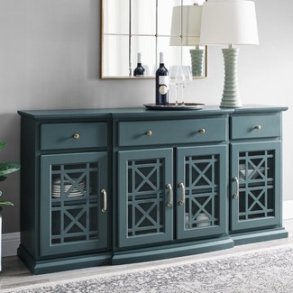 Sideboard with Glass Doors - Foter