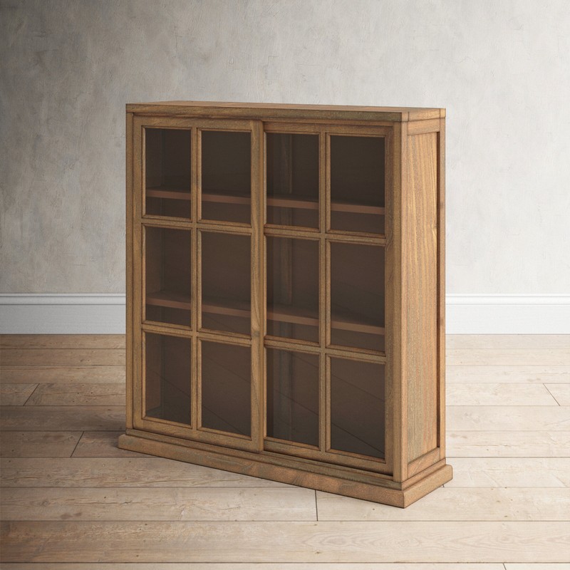 Fayette 40.2'' H x 39'' W Solid Wood Standard Bookcase